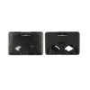 Picture of 3 card cardholder / carrying case rigid plastic with Extraction Levers (horizontal / landscape). 60270276